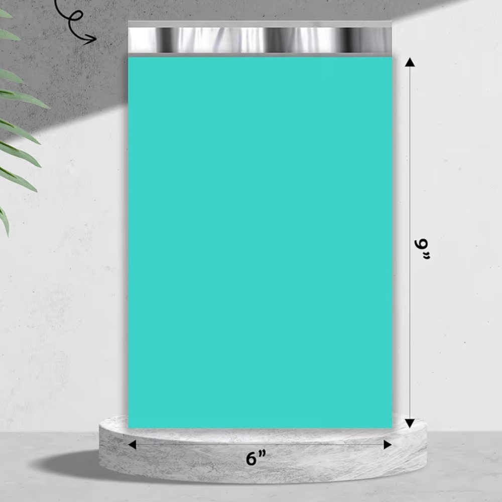 Turquoise Polymailers 6x9 Set of 20